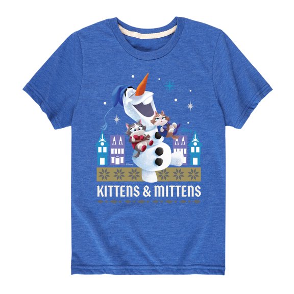 Frozen 2 - Kittens And Mittens - Toddler And Youth Short Sleeve Graphic T-Shirt