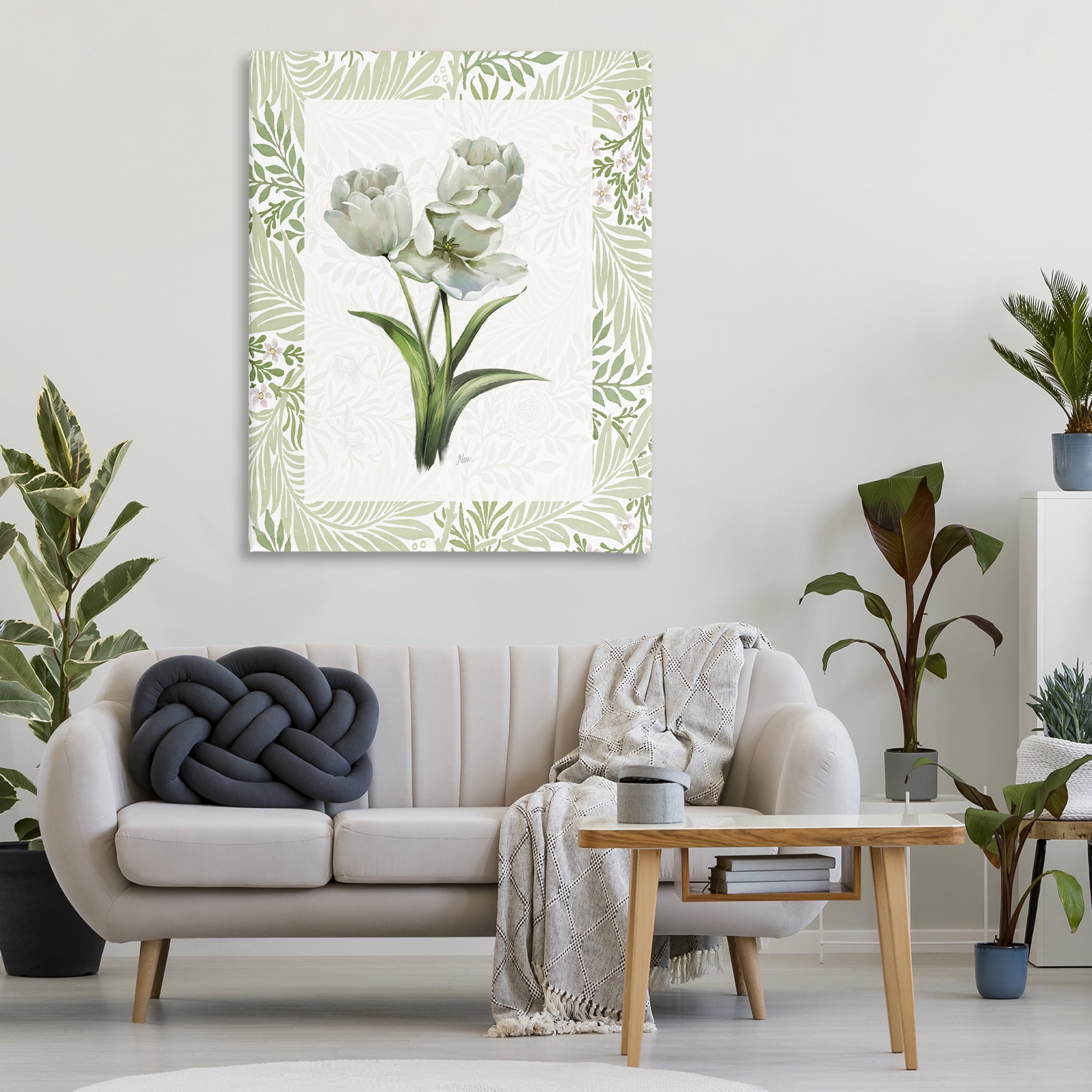 Stupell Industries Fresh Spring Tulip Bouquet Canvas Wall Art, design by Nan