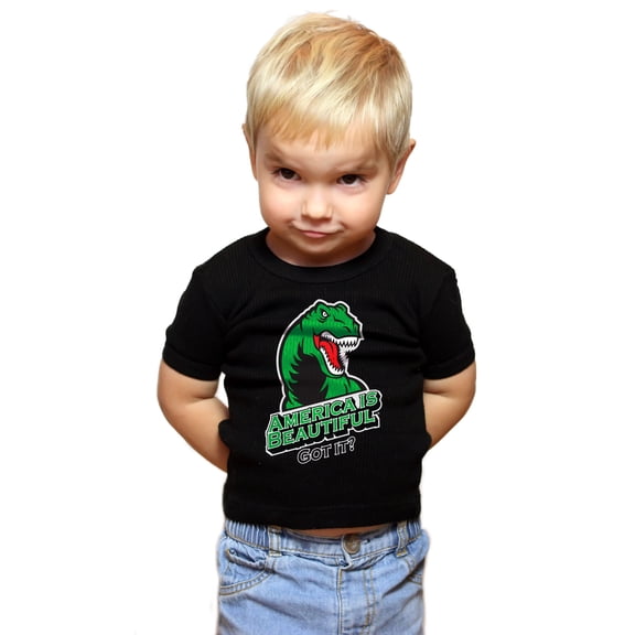 America Is Beautiful Got-it? Toddler’s T-Rex Tee