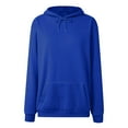 thumbnail image 4 of zaveiop Oversized Hoodies for Women 2025 Cute Hoodie Pullover Plain Basic Soft Sweatshirts Y2K Tops Fall Winter Outfits (Z1-Blue, 4XL), 4 of 4