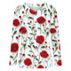 thumbnail image 5 of Cárdigan holgado informal con estampado de manga larga y botones para mujer, chaqueta de punto, top de poliéster para mujer, 5 of 5