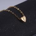 thumbnail image 3 of Kripyery Women Necklace Heart Letter O Chain Simple Electroplated Exquisite Pendant Necklace Jewelry Gifts, 3 of 8