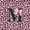 Pink Black M, variant on Manfei Pink Leopard Print Bow Letter E Twin Bedding Sets for Girls, Fashion Initial Bedding Comforter Set, Pink Reversible, 7pcs