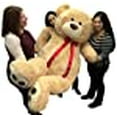 thumbnail image 3 of Big Plush Giant 6 Ft Teddy Bear 72 Inch Tan Soft Oversized Teddybear Weighs 20 Pounds, 3 of 10