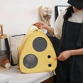 thumbnail image 1 of Mochila transportadora de gatos Yinane Malla ventilada gran espacio bolsillo Portátil Pequeño mediano Gato Cachorro Amarillo, 1 of 8