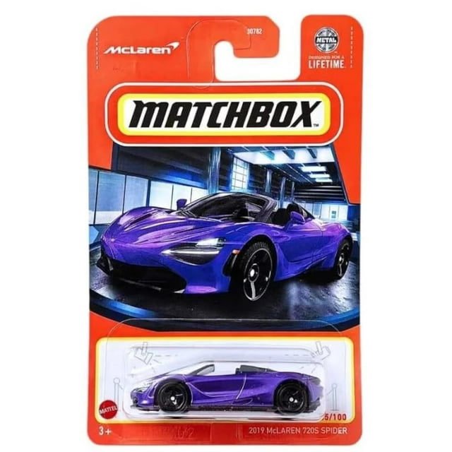 Maqueta de coche fundido a presión Matchbox McLaren 720S Spider 2019 1:64