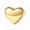 02. Gold, variant on 925 Sterling Silver Heart Stud Earrings for Women, Hypoallergenic Love Heart Earrings Sensitive Ears, Birthday Valentine Gift for Her Mom