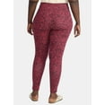 thumbnail image 4 of (3 pack) Terra & Sky Women's Plus High Waist Ankle Length Leggings, 27" Inseam, Sizes 0X-5X, 4 of 5