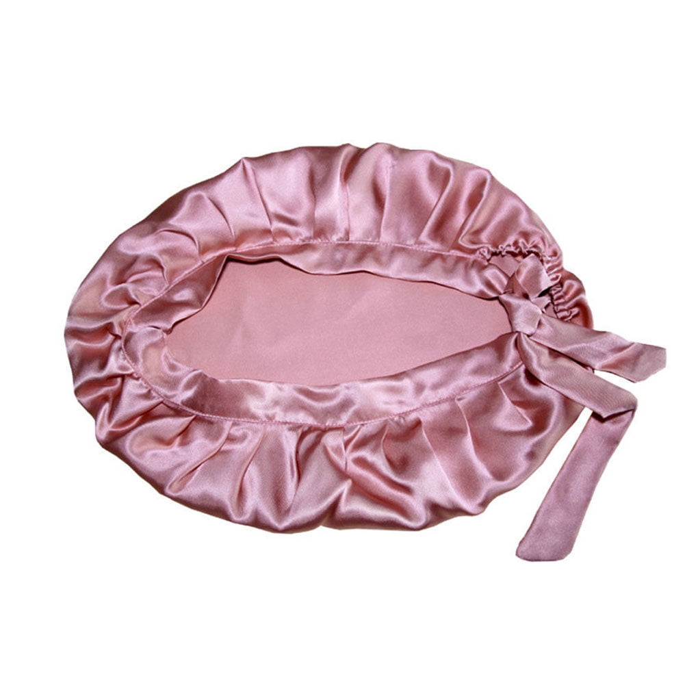 Traceless Elastic Band Silk Bonnet Silk Night Hair Wrap