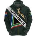 thumbnail image 4 of Sudadera con capucha con estampado 3D de la bandera de Sudáfrica para hombre, chaqueta informal de manga larga con cremallera, sudadera deportiva para hombres y mujeres, jerséis con capucha, 4 of 5
