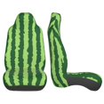 thumbnail image 2 of LAKIMCT Watermelon Rind Car Seat Covers Vehicle Front Seat Covers Universal Fit Seat Protector, 2 of 9
