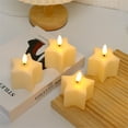 thumbnail image 2 of Lilixerw Star Shape Flameless Flickering Candles,LED Battery Operated Pillar Candles,for Wedding Festival, 2 of 5