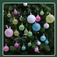 thumbnail image 6 of CaiTeLin Christmas Ornaments Balls, 24 Pack Macaron Colored Christmas Tree Decor, Festive Hanging Orbs for Holiday Parties, Mixed Color Assortment, 6 of 7