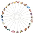 thumbnail image 2 of 25 estacas de mariposas que brillan en la oscuridad para jardín, decoración exterior, adornos para césped, para Navidad, entrada, porche y jardinera., 2 of 8