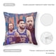 thumbnail image 5 of NEW YORK KNICKS Fundas de almohada de terciopelo con tema, regalos de funda de almohada, decoración para el hogar, cojín de lanzar, regalo de cumpleaños para fans y parejas. 45cm x 45cm., 5 of 6