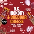 thumbnail image 6 of Righteous Felon O.G. Hickory Beef & Cheddar Cheese Sticks, 14g Protein, 100% Grass-Feed - 10 Combo Sticks, 6 of 7