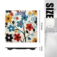 thumbnail image 2 of High Precision Body Weight Scale Smart Bathroom Scales with Large LCD Display(400lbs),Decorative for Bedroom-Groovy Floral Pattern On White Background, 2 of 4
