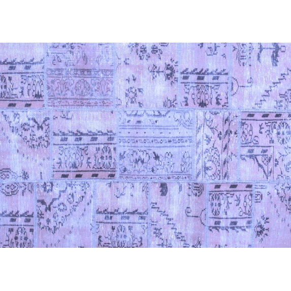 Ahgly Company Indoor Rectangle Persian Blue Traditional Area Rugs, 4' x 6'