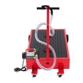 thumbnail image 6 of Oil Drain Pan Low Profile with Electric Pump 120W and Wheels Car Truck 17Gal, 6 of 8