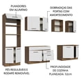 thumbnail image 4 of Cocina Integral MADESA Ágata 310cm Marrón/Blanco, 4 of 5