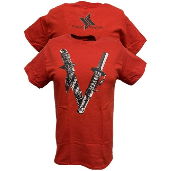 Shinsuke Nakamura Vibe Mens Red T-Shirt 3XL