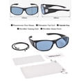 thumbnail image 7 of TINHAO Photochromic Polarized Fit Over Sunglasses UV400 Blue Light Blocking Over Prescription Glasses for Men Women Lightweight TR90 Wraparound Driving Fishing Cycling Eyewear - 4 Colors, 7 of 7
