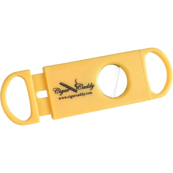 Quality Importers Trading Guillotine Cigar Cutter, Yellow