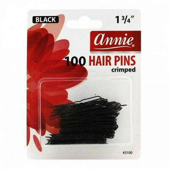 Annie Hairpins Black 100Ct [Ball Tip] (03112)