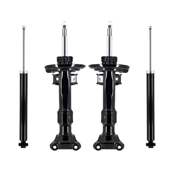 Set Front Suspension Strut Assembly-Rear Shock For 2010-2014 Mercedes-benz E350 C207