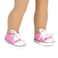 thumbnail image 2 of Sophia's Pink Lace-Up Canvas Sneakers for 18" Dolls, 2 of 6