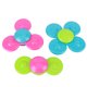 thumbnail image 1 of 3pcs, Fingertip Toy Suction Cup Hand Toy Educational, Baby Children ANGGREK Juego de juguetes de mano de 3 colores., 1 of 8