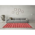 thumbnail image 3 of Ahgly Company Indoor Rectangle Abstract Red Modern Area Rugs, 7' x 9', 3 of 4