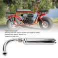 thumbnail image 4 of Car Air Duct Front Bumper Cooling Air Intake Pipe Hose ABS Universal for Replacement, 4 of 4
