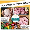 thumbnail image 7 of NuBliss Poultry Heat Shrink Wrap Bags, Food Wrap Clear Freezer Bags, 13â x 18â, 50-Pack, 7 of 7