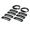 thumbnail image 1 of Front Grille Insert Front Mesh Grille Inserts Headlight Trim Rings Kit Decoration Fit For   2011-2016, 1 of 8