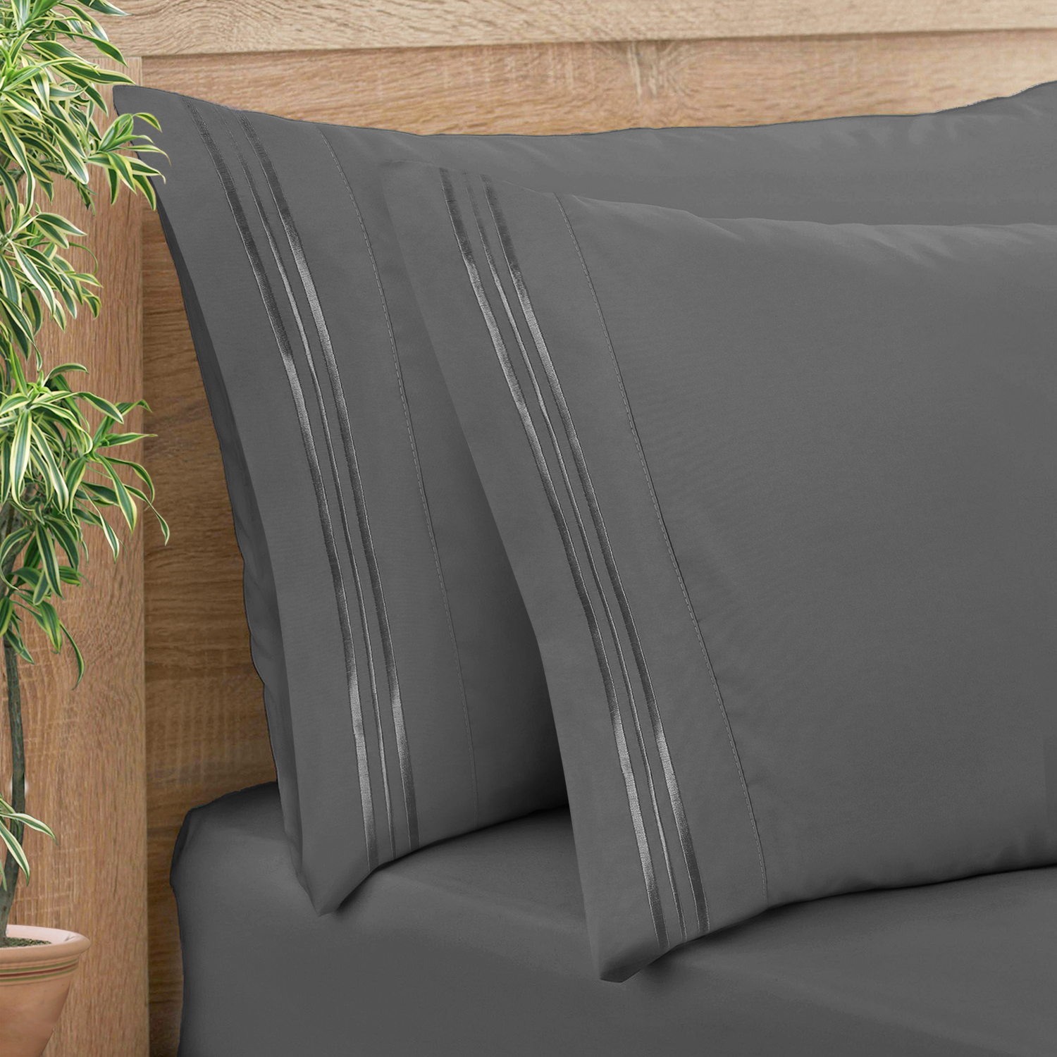 Nestl King Pillowcases, 1800 Series Microfiber, Set of 2 photo 6