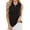 Black(New), variant on PNTUTB Fashion Tank Top for Women Sleeveless Top Casual Shirt Collar Solid-Color Minimalist Workwear Style Slim Breathable Comfortable Tank Tops