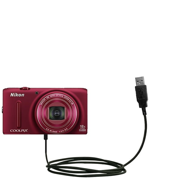 Classic Straight Cable suitable the Nikon Coolpix S9400 with Power Hot Sync and Charge - Walmart.com
