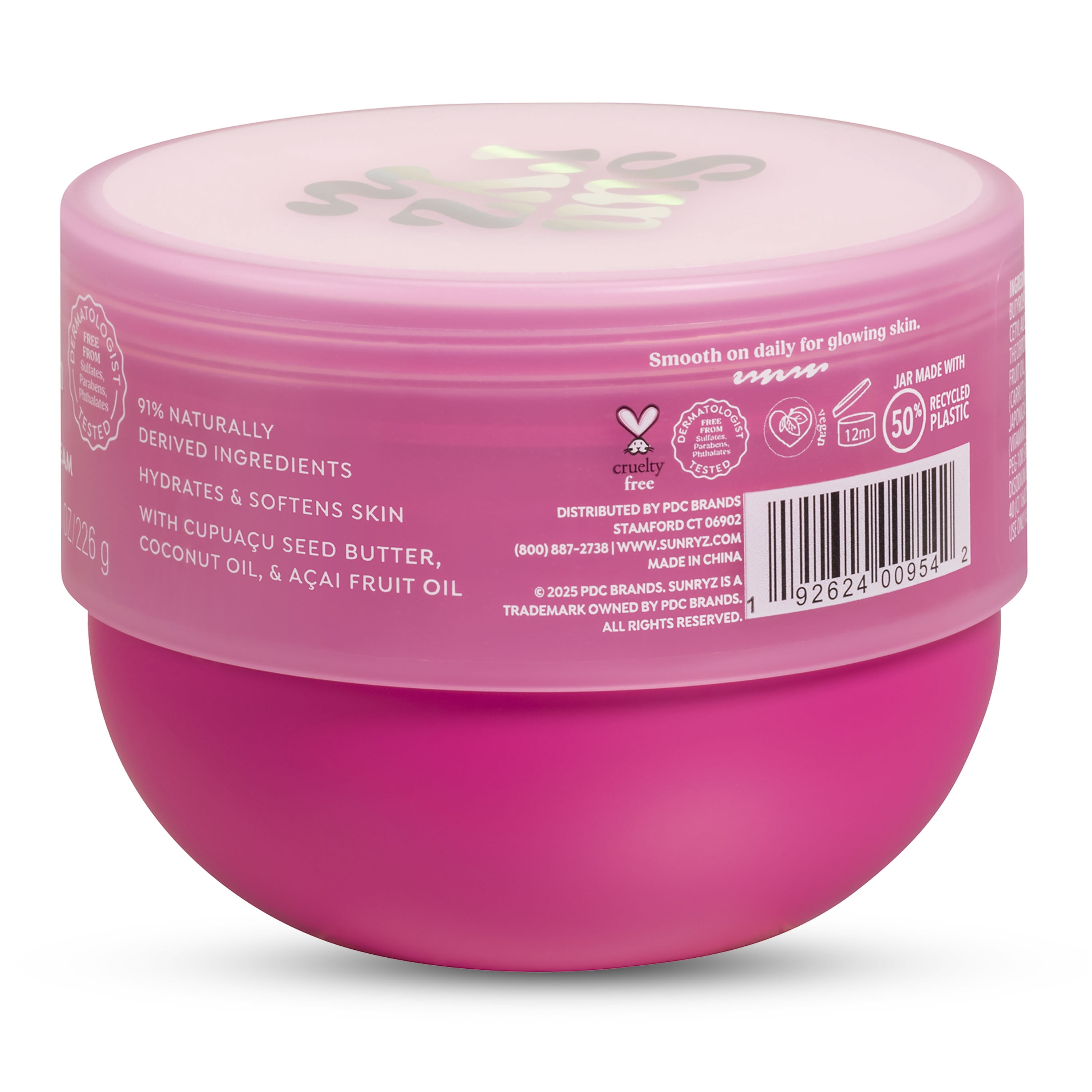 Sunryz Petal Splash Whipped Body Cream with Cupuaçu Butter