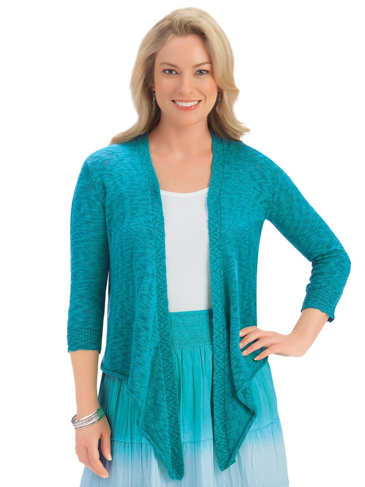 Turquoise cardigan womens