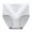 White, variant on Women's High Waist Underwear Soft Brief Panties Regular and Plus Size