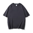 thumbnail image 5 of Oversized Everyday T-Shirt for Women, Drop Shoulder Round Neck Top in Solid Color, 5 of 5