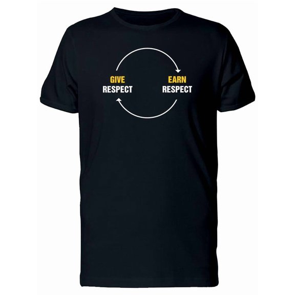 Give Respect Earn Respect Tee Men's -Image by Shutterstock
