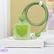 thumbnail image 1 of Funda protectora de Cable de carga transparente, corazón de amor con lindo cubierta suave, Corea, enchufe seguro de carga, USB, iPhone 18/20W, 1 of 4