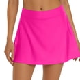 thumbnail image 2 of Womens Swim Skirts High Waisted Ruffle Swimsuit Tummy Control Breathable Bathing Suit Skirt Bottoms Pink XL, 2 of 4