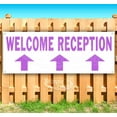 thumbnail image 1 of Welcome Reception 13 oz Vinyl Banner With Metal Grommets, 1 of 4