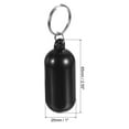 thumbnail image 2 of Uxcell Floating Keychains Marine Sailing Key Chain Buoyant Keyrings Black, 2 of 6