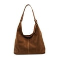 thumbnail image 1 of Bolso de gamuza, bolso de hombro, bolso tipo cartera, bolso con asa superior, bolso de mano, bolso de mano Marrón amarillento, 1 of 9
