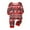 Baby, variant on Merry Christmas Family Matching Pajamas Sets – Christmas Tree Print Long Sleeve Tops and Red Fair Isle Snowflake Pants, Festive Holiday Sleepwear for Families
