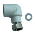 thumbnail image 1 of Conector de Plástico PPR para Sistema de Suministro de Agua Potable , Muy Respetuoso Medio Ángulo de 1-2 pulgadas B 25 cm Cola Conector de adaptador PPR, 1 of 8